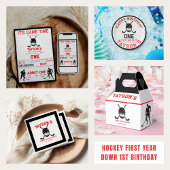 Invitation Billet Hockey première année en bas 1er anniversai