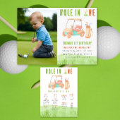 Invitation Hole In One Golf First Birthday Party