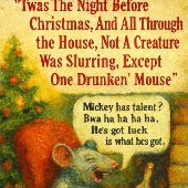 Cartes Pour Fêtes Annuelles Si la clause du Père Noël L'ours s'amuse Noël Dons