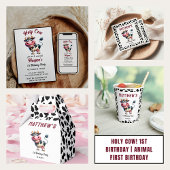 Invitation Holy Cow! 1st Birthday | Animal First Birthday 