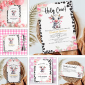 Holy Cow , Adorable Cow Baby shower Servet