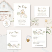 Serviette En Papier Baby shower Cutie cultivé à la maison