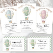 Assiettes En Carton Plaques de papier baby shower à ballon à chaud