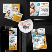 Carte De Visite Service de ménage de ménage de bureau de ménage