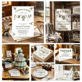 Invitation Baby-Shower Filleul de Chasse