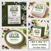 Invitation J'avais 6 ans, maintenant j'ai 7 ans Football Anni
