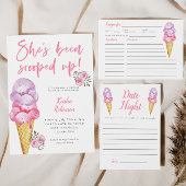 Serviette En Papier Fête des mariées de crème glacée récupérée