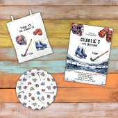 Ice-Hockey Party Favorieten Ice Hockey Dank u Bedankdoosjes