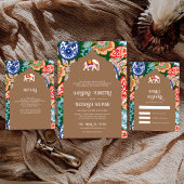 Numéro De Table Art populaire indien Elephant Mariage beige