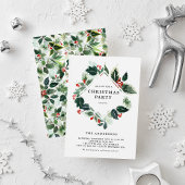 Botanische bonte winterbessen patroon Kerstmis Papieren Bordje
