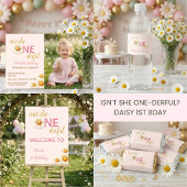 Tenture Daisy 1st Birthday Backdrop Isn't She ONEderful 