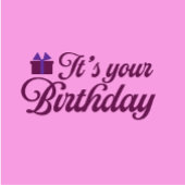 C'est votre invitation d'anniversaire