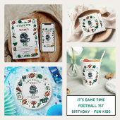 Invitation It’s Game Time Football 1st Birthday