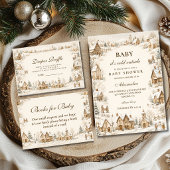 Invitation Fête de Bébé Village