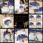 Invitation It Takes a Village Universal Sign Suite TEMPLATE