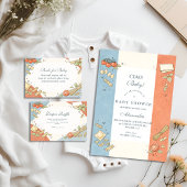 Invitation Italian Café Doodle Baby Shower