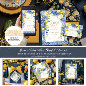 Panneau de la barre de bulles citron bleu Italie