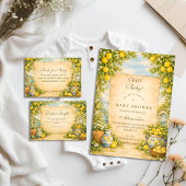 Invitation Italian Lemon Garden Baby Shower