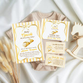 Étiquette Adresse de Fête de Naissance Bébé Cannoli Jaune It