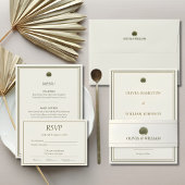 Ivory & Gold Palm Huwelijksprogramma Programma