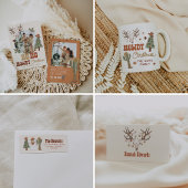 Cartes Pour Fêtes Annuelles Cowboy Noël Multiphoto Année d'examen