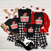 T-shirt Pour Les Tous Petits Jingle Bell Rock Star Noir Noël