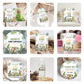 Safari Two Wild 2nd Boy Verjaardag Kaart