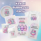 Bubble Tea Verjaardag T-shirt