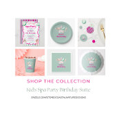 Invitation Kids Spa Party Birthday