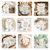 Serviette En Papier Pastel Watercolor Baking Boy Anniversaire