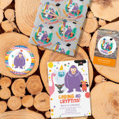 Enfants Cryptid Invitation d'anniversaire