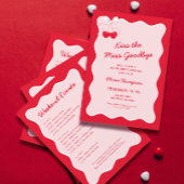 Verre A Shot Embrasse-toi adieu Pink Bachelorette