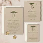 Save The Date Bagues de leurre de pêche rustique Mariage Enregis