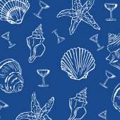 Serviette En Papier Dernier toast sur la côte Cocktail Napktail