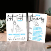 Serviette En Papier Dernier toast sur la Côte Bachelorette Party