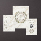 Menu Wedding Marble and Laurel / Boda Mármol y Laurel (Personnalisez la collection de ce créateur indépendant.)