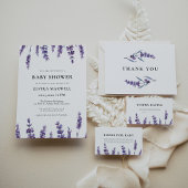 Serviette En Papier Élégant Baby shower Lavande