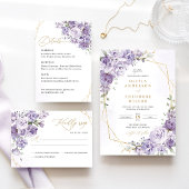 Numéros de table géométriques dorés floraux de lav