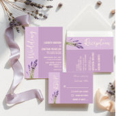 Banderoles Lavender Love Mariage