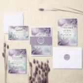 Étiquette Solide Lavender Purple Adresse de retour (Personnalisez la collection de ce créateur indépendant.)