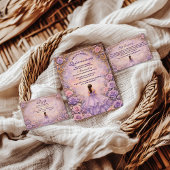 Cartons Réponse Lavender Rose Fairytale Quinceañera