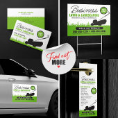 Prospectus 14 Cm X 21,6 Cm Service d'aménagement paysager de la pelouse noire