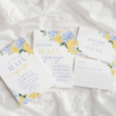 Serviette en papier pour la douche de mariée Main