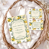 Serviette En Papier Lemon Blossom Garden Baby Shower