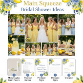 Tenture Citron bleu Floral Citrus Accueil