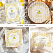Invitation d'anniversaire 1 an Lemon Our Main Sque
