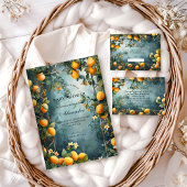 Invitation Lemon Orchard Floral Baby Shower