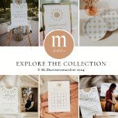 Assiettes En Carton Baby shower Boho Giraffe