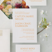 Invitation Mariage minimaliste Enregistrer la date