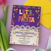 Invitation Let's Fiesta Bridal Shower Mexican Floral
